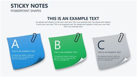 Shape Templates Infographic Templates Sticky Notes Powerpoint Pie