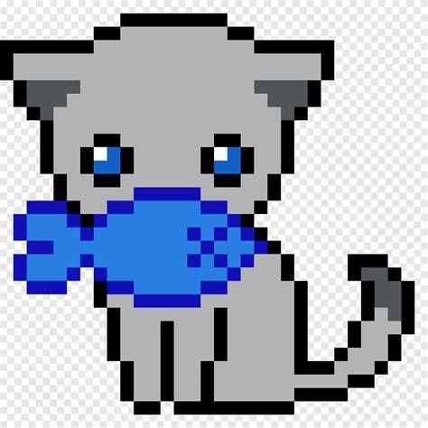 Cat Pixel Art การวาดภาพ Kitten Cat สัตว์ อะนิเมะ Png Pngegg