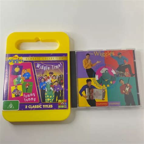 The Wiggles Original Cast Yummy Yummy And Wiggle Time Dvd And Yummy Yummy Cd Bundle 11 95