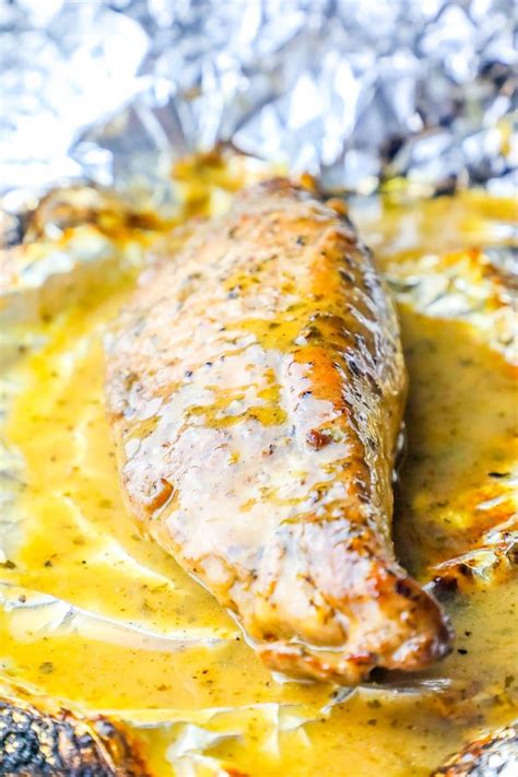 Place a large piece of aluminum foil onto a baking sheet. Easy Baked Ranch Pork Tenderloin and Gravy Recipe ⋆ Sweet ...