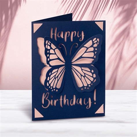Cricut Joy Butterfly Pop Up Card Template Svg File Instant Etsy Pop