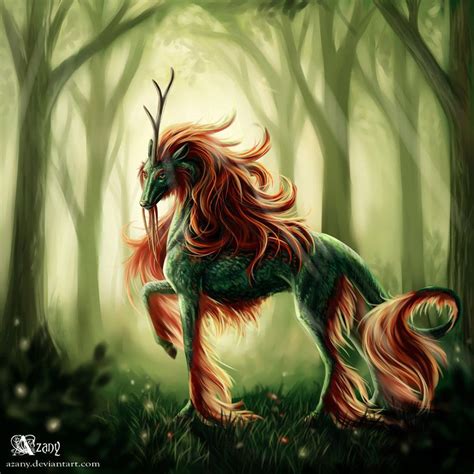 Kirin I Love This Natures Unicorn Mystical Animals Mythical