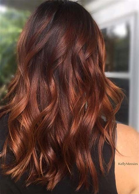Dark red color ideas work really well with brown hair. 100 Dark Hair Colors: Black, Brown, Red, Dark Blonde ...