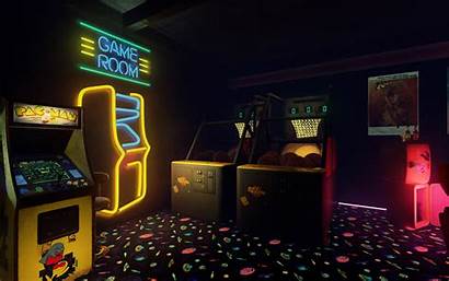 Arcade Vive Retro Neon Gaming Htc Steamvr