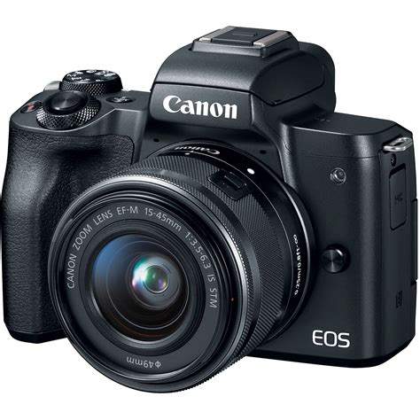 Canon Eos M50 Mirrorless Camera With 15 45mm Lens Black