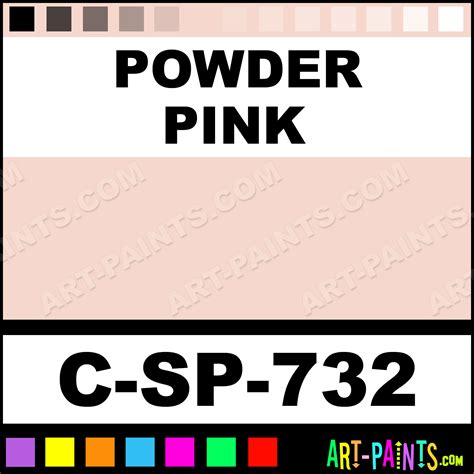 Powder Pink 700 Series Opaque Gloss Ceramic Paints C Sp 732 Powder