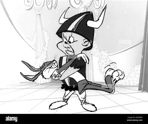 Whats Opera Doc From Left Bugs Bunny Elmer Fudd 1957 Stock Photo