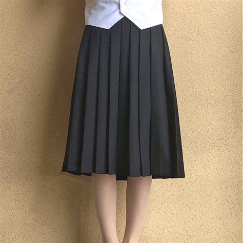 Japanese 62 67cm Medium Long Length Pleated Skirts Jk Student Girls
