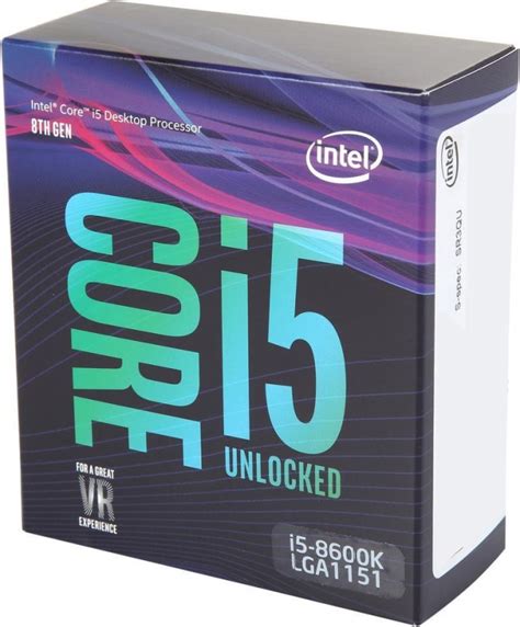 سعر انتل Core I5 8600k Coffee Lake 6 Core 36ghz Lga 1151 Desktop