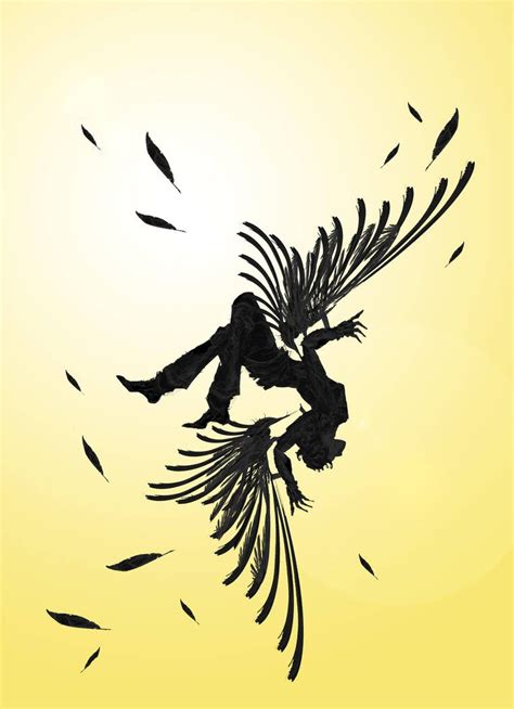 Icarus Falling By Rockgem On Deviantart