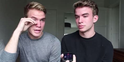 youtube twins austin and aaron rhodes come out to their dad on camera huffpost uk