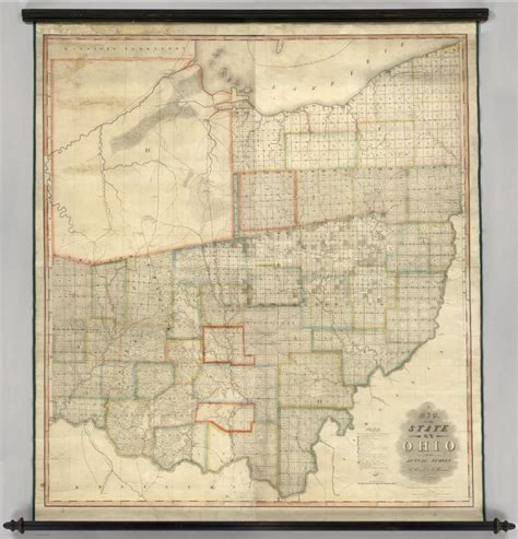 State Of Ohio David Rumsey Historical Map Collection