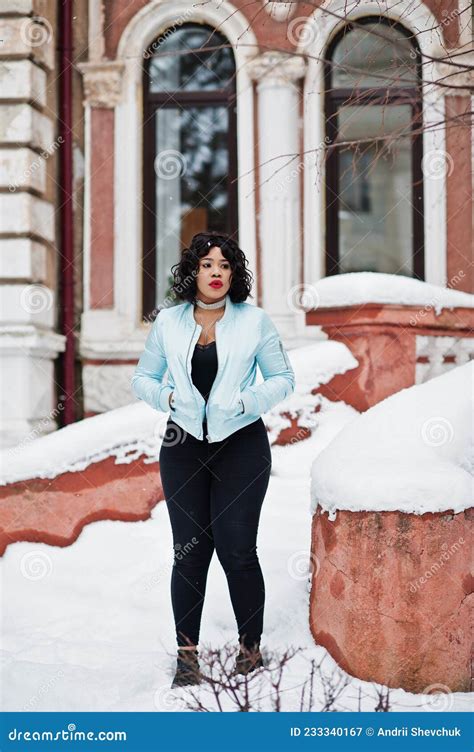 Stylish African American Plus Size Model Stock Image Image Of Face