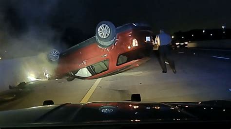 Video Shows Womans Car Flip Over After Officers Pit Maneuver Rock 101