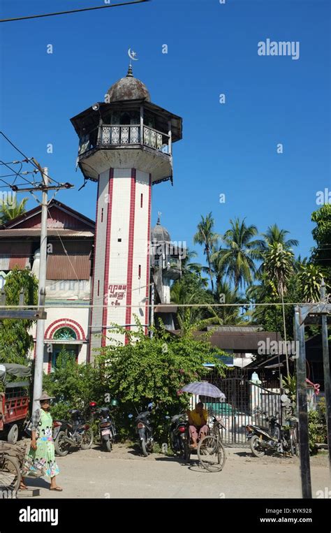 An Abandoned Mosque In Thandwe Rakhine State Burma Myanmar Stock