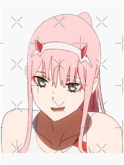 Zero Two Sticker For Sale By Cookiestyle Redbubble