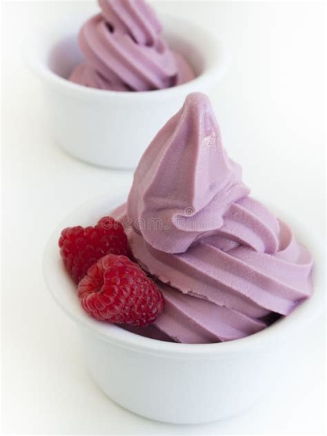 Frozen Soft Serve Yogurt Stock Image Image Of Cream 24330631