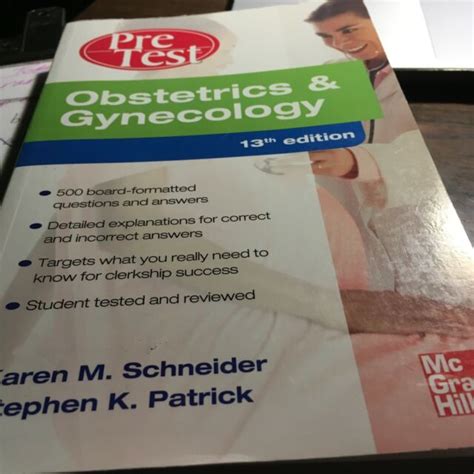 Pretest Obstetrics And Gynecology 13th Edition Paperback Ebay