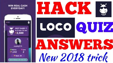 Loco Answer Hack Earn Unlimited Paytm Cash Loco App Hack New Trick