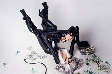 Black Cat Vs Catwoman Cosplay Catwoman Cosplay Catwoman Black Cat