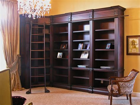 Important Inspiration Home Library Cabinets Great Concept