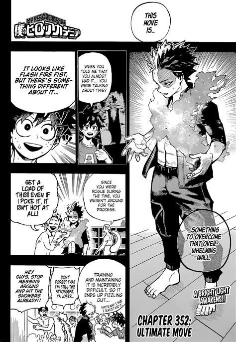 My Hero Academia Chapter 352 My Hero Academia Manga Online