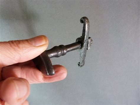 Antique Wrought Iron Door Handle With Latch Lock And Hinge Etsy