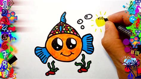 Como Dibujar Un Pez Kawaii Facil Para NiÑos Dibujos Como Dibujar Un