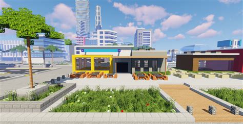 Modern Restaurants Minecraft Map