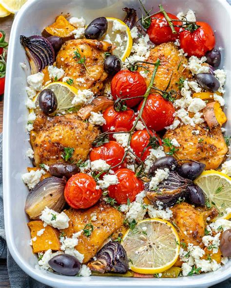 super delicious greek chicken bake recipe healthy fitness meals