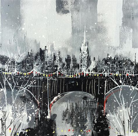 London Festive Lights C01n08 Painting By Irina Rumyantseva Fine Art