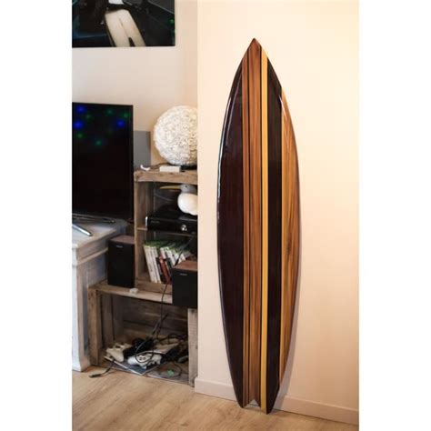 Accrocher planche surf au mur / mur en planche de bois : Planche de surf vintage en bois - 1m50 - Achat / Vente ...