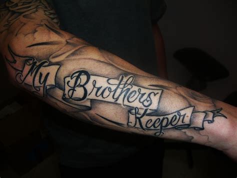 Brothers Keeper Tattoo Ideas Powerful Meaning Behind The My Brothers