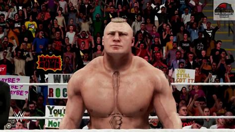Wwe 2k19 Brock Lesnar Vs Batista Wwe Championship Match Super