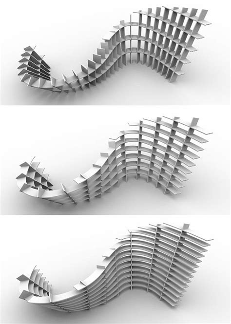Curveture Parametric Shelf On Behance Parametric Design