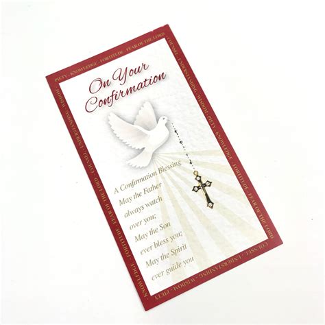 Confirmation Prayer Card By Ted Memories Faith