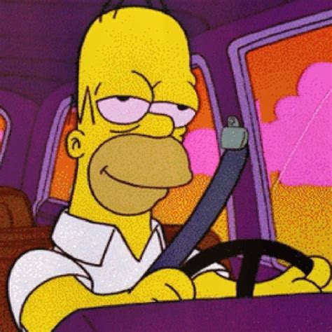 Steam Workshopstoned Homer Driving Simpsons Vaporwave