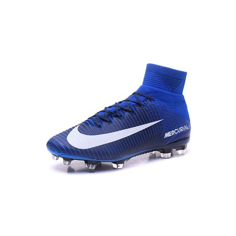 New Nike 2016 Mercurial Superfly 5 Fg Acc Boots Blue White