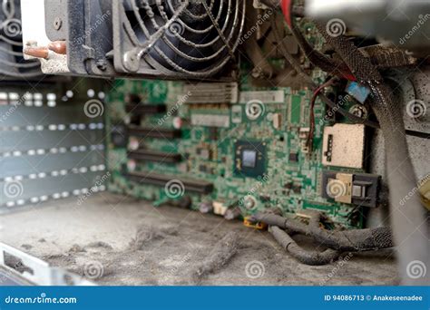 Dust Inside Computer Stock Image Image Of Literacy Detail 94086713