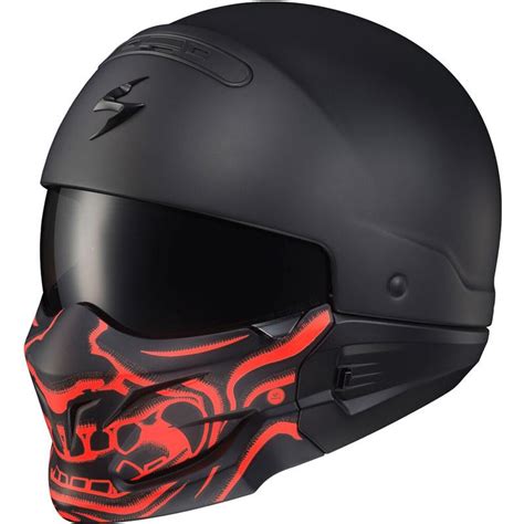 Scorpion Covert Face Mask For Covert Helmet Black Bandana Samurai Skull