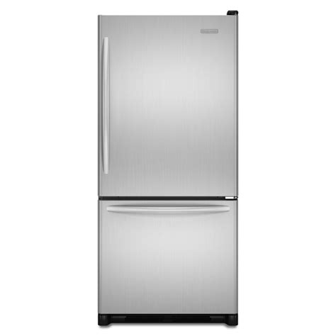 Shop Kitchenaid Architect Ii 185 Cu Ft Bottom Freezer Refrigerator