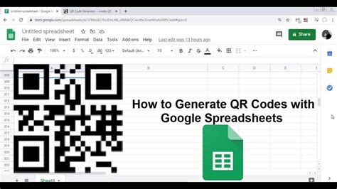But before you go ahead to add this qr code to your print media campaign, you must follow some best practices. How to Generate QR Codes with Google Spreadsheets - YouTube