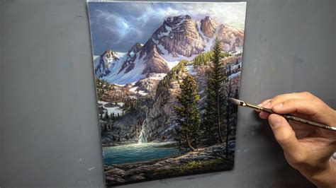 Painting A Realistic Landscape With Acrylics Paintingtube