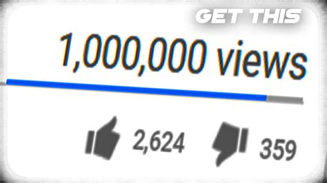 How To Get To 1 Million Views On Youtube 2017 Youtube