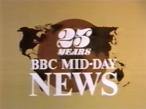 Bbc One Continuity And Bbc Mid Day News 25 Years Opening Titles 6th July 1979 Rewind