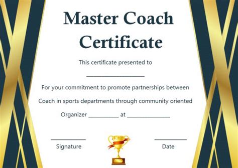 Coach Certificate Of Appreciation 9 Professional Templates For Hisher