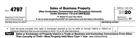 How To Report Property Gains With Irs Form 4797 — Taxhack Accounting