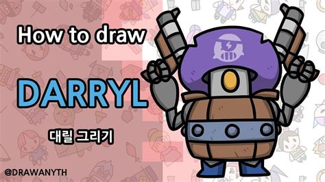The outer, heavy outline makes it perfect to subreddit for all things brawl stars, the free multiplayer mobile arena fighter/party brawler/shoot. Download How To Draw Darryl New Skin 2019 From Brawl Stars ...