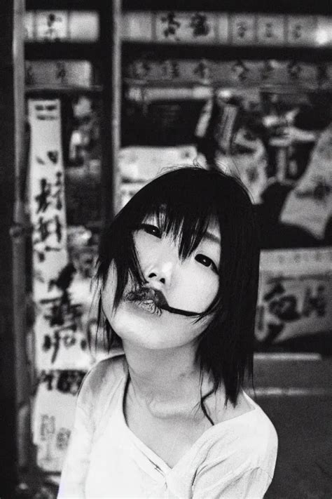 A Beautiful Gorgeous Japanese Edgy Model Girl With Stable Diffusion