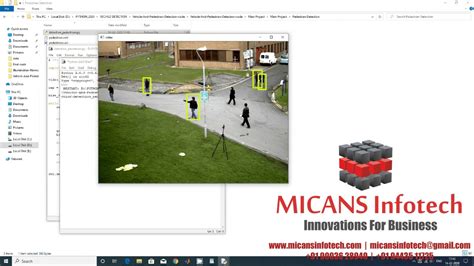 Vehicle And Pedestrian Detection Python Project Youtube